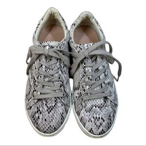 Topshop Snakeskin Print Sneakers Shiny EU 36 UK 3